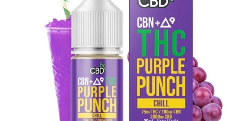 THC Vape Juice Purple Punch In Lahore | 03001597100 image 1