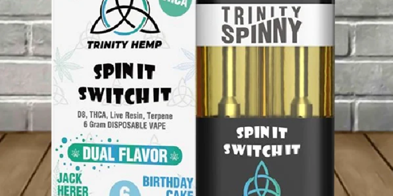 Trinity Hemp Spinny 6G Disposable Vape Price In Pakistan - 03001597100 image 1