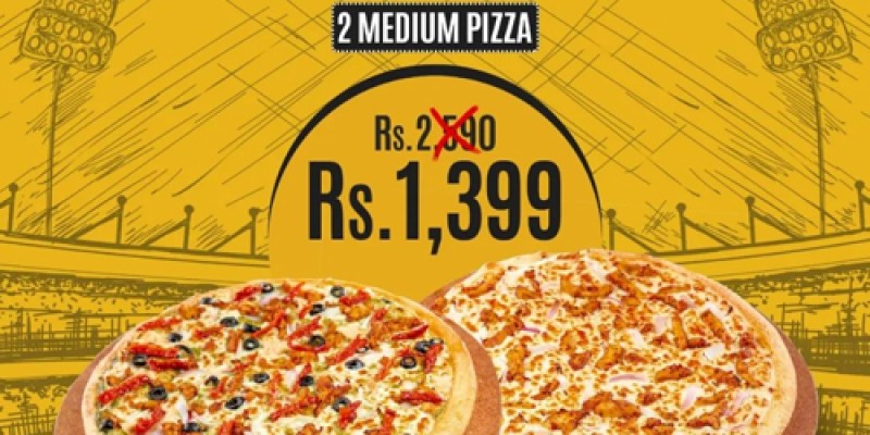 Yellow Taxi Pizza Co. PSL7 Deal 1 For Rs.1399/- 2 