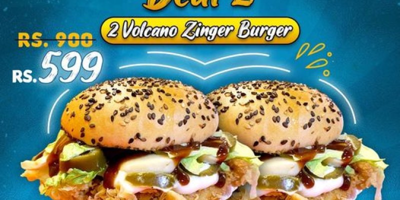 Boxer Burgers Midnight Deal 1 Rs.499/- 2 