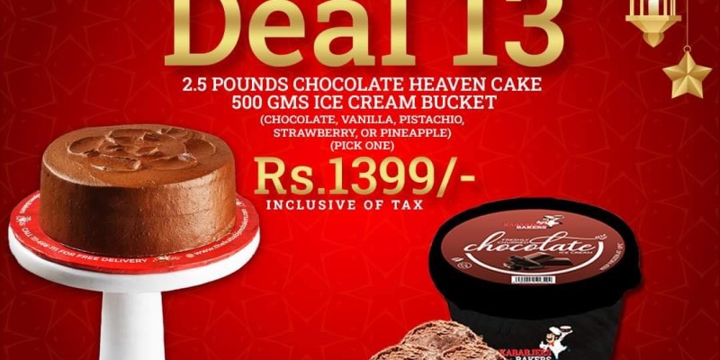 Kababjees Bakers Eid-ul-Adha Deal 1 For Rs.499/- 2 