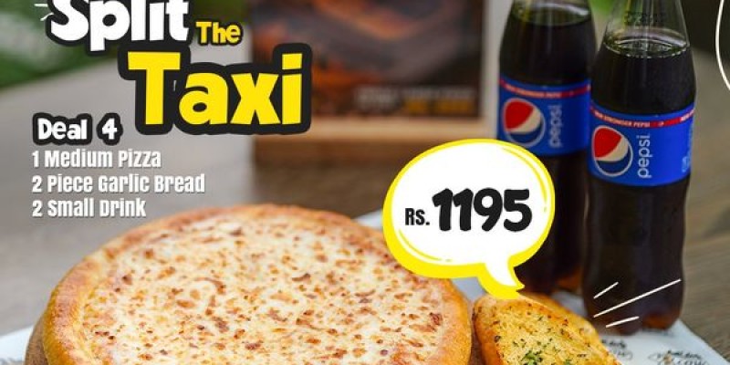 Yellow Taxi Pizza Co. Azadi Deal For Rs.1947/- 2 