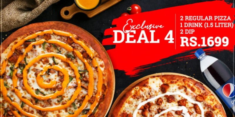 Kababjees Pizza Exclusive Deal 1 For Rs.425 2 