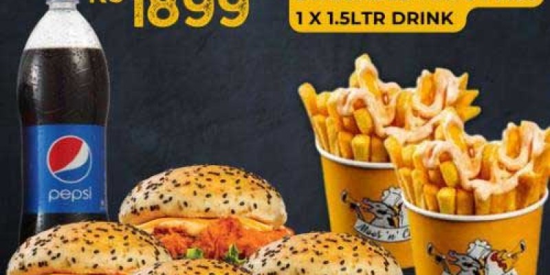 Family Value Combo From Moos 'n Clucks For Rs. 1899 2 