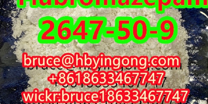 CAS 2647-50-9  flubromazepam/57801-95-3  Flubrotizolam image 2