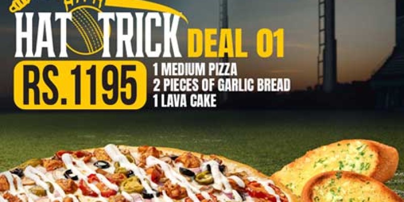 Yellow Taxi Pizza Co.Hattrick Deal 1 For Rs.1195 2 