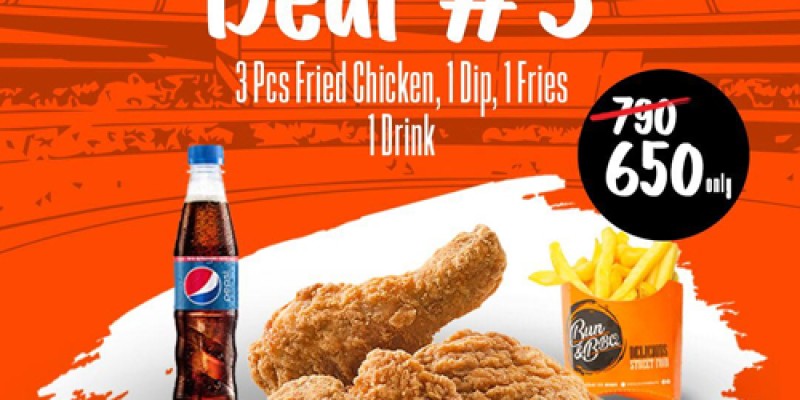 Bun&BBQ  PSL Deal 1 For Rs.650 2 