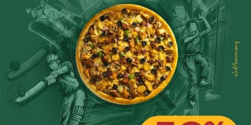 Pizzeria 50% off on Entire Pizza Range 2 