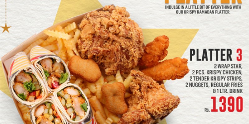 Krispy2GO Ramadan Platter Deal 1 For Rs.1390 2 