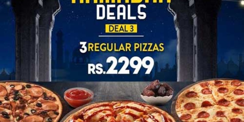 Pizza One Ramadan Deal 1 For Rs.999 2 