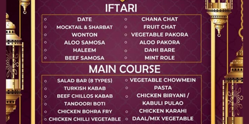 Khansaab Iftar Buffet For Adults Rs.1749 2 
