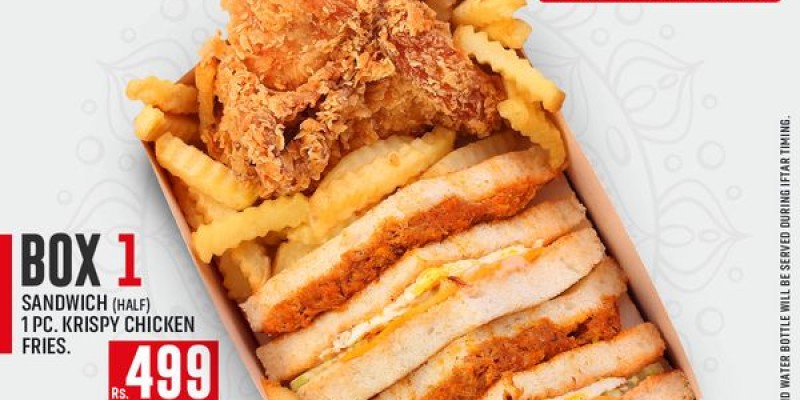 Krispy2GO Get One Krunchy Bite Burger Free 2 