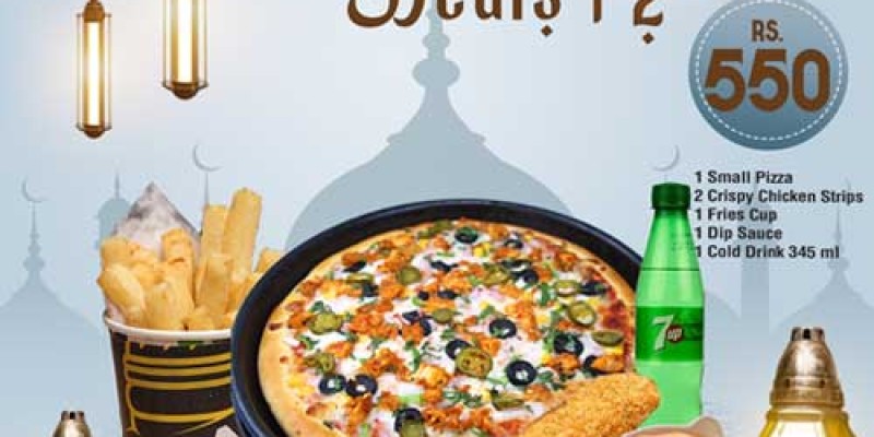 Ahbab Burger & Pizza Ramadan Deal 1 For Rs.550 2 