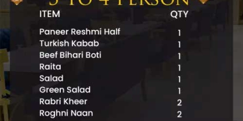 Mehran Sajji & Cateres 2 Person Deal For Rs.2240 2 