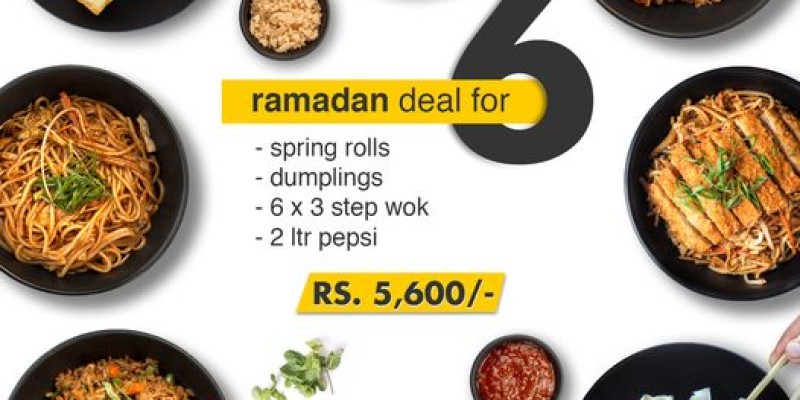Chop Chop Wok Ramadan Deal For 3 For Rs.2800 2 