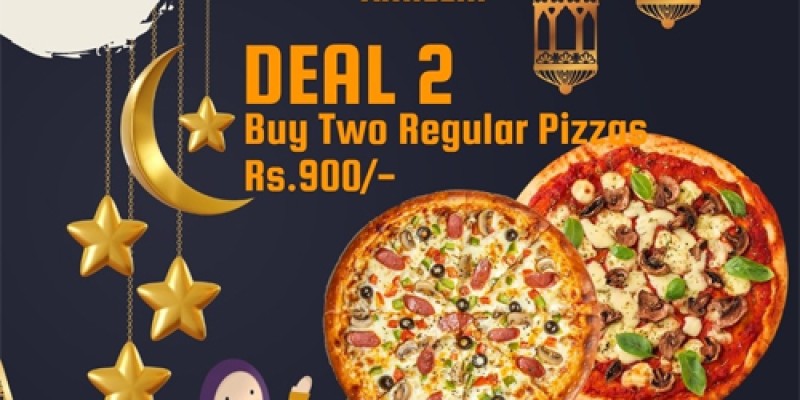 Pizza Yumm's Ramadan Deal 1 For Rs.500 2 