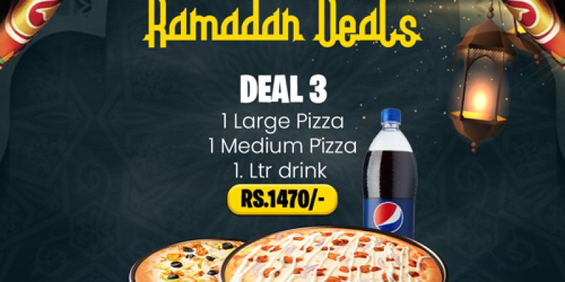 RH Pizza Ramadan Deal 1 For Rs.1650 2 