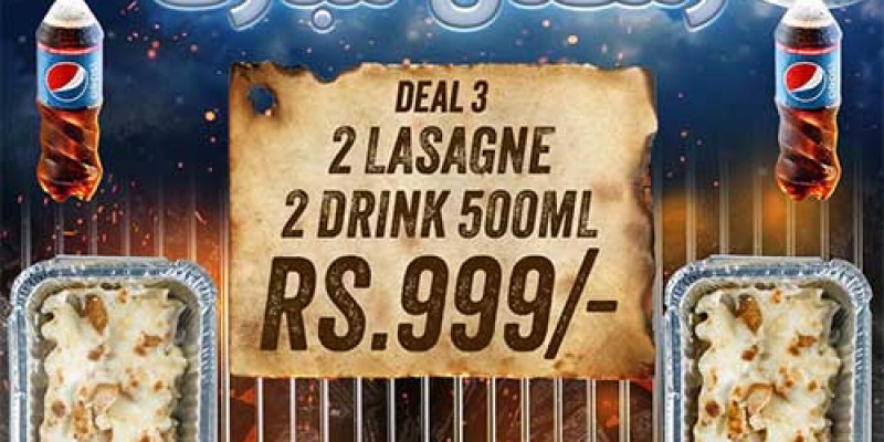 Day Night Pizza Ramadan Deal 1 For Rs.999 2 