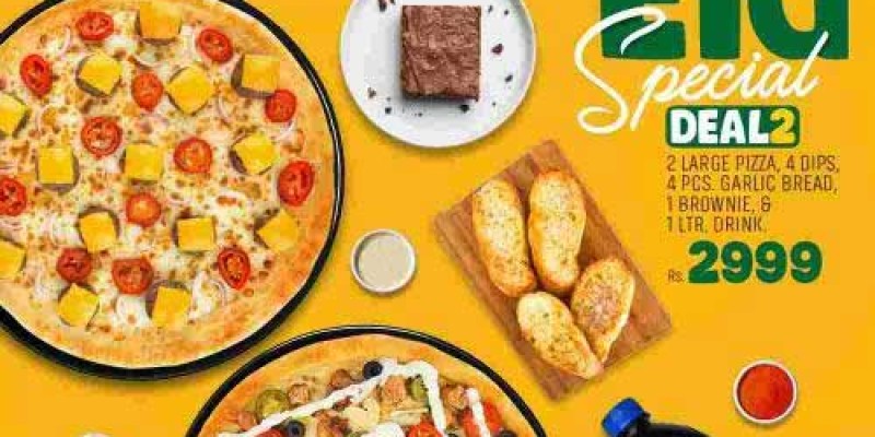 Caesar's Pizza Eid Deal 1 For Rs.2199 2 