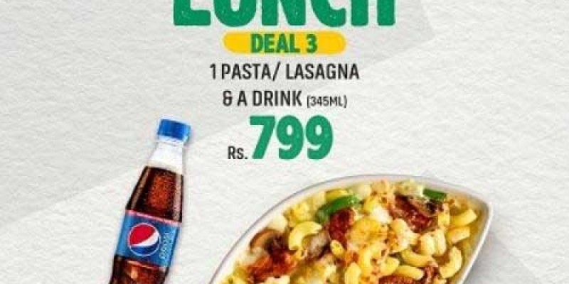 Caesar's Pizza Lunch Deal 1 For Rs.449 2 