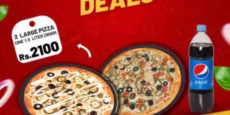 Pizza May Deal 1 For Rs.430 2 