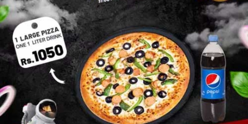 Pizza Mars Midnight Deal 1 For Rs.380 2 