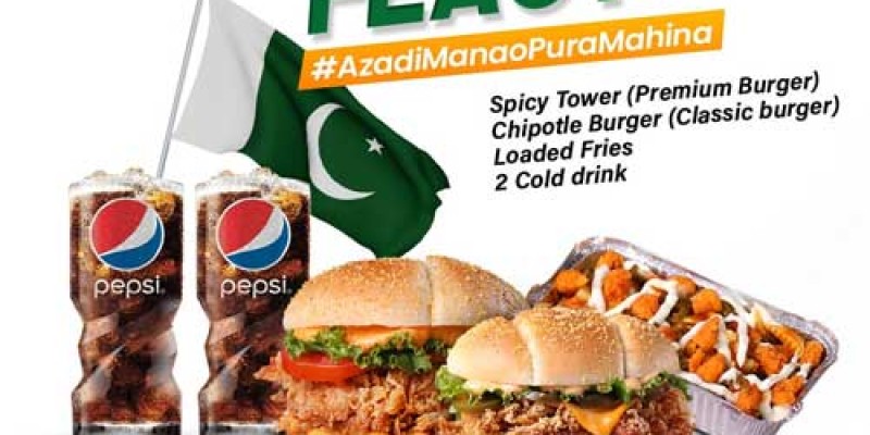 Krispy2Go! Azadi Feast Deal 1 For Rs.1250 2 