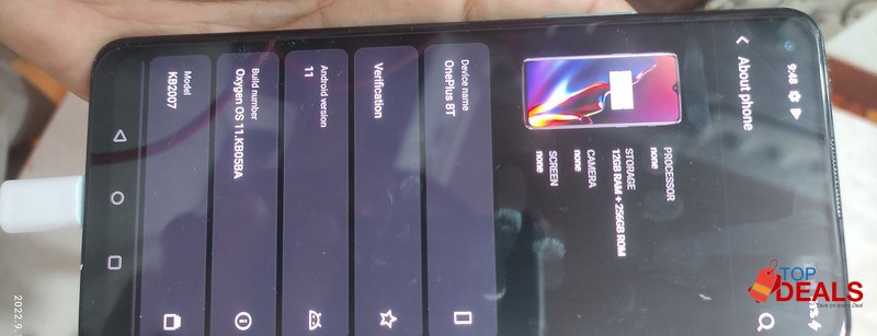 Oneplus 8T patched approved with 65w charger image 2