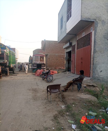 2 marla commercial plot for sale in ali town madeena market near GT ro image 1