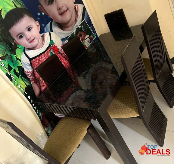 Dinning Table with chairs image 2