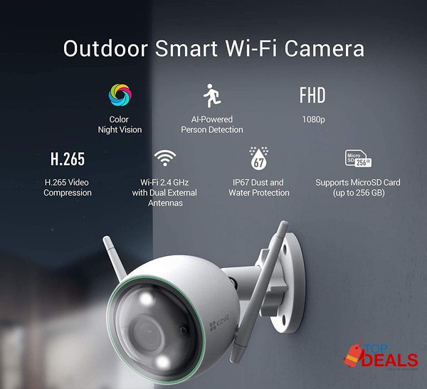 C3W PRO WIFI CAMERA WATERPROOF OUTDOOR image 1