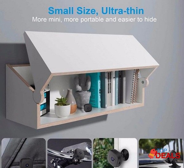 HD 1080P Wifi Mini Camera Infrared Night Vision Micro Camcorder, Cam image 2