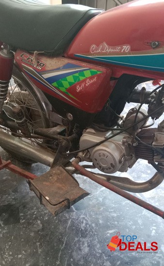 Bike for disabled person 70cc self start image 2