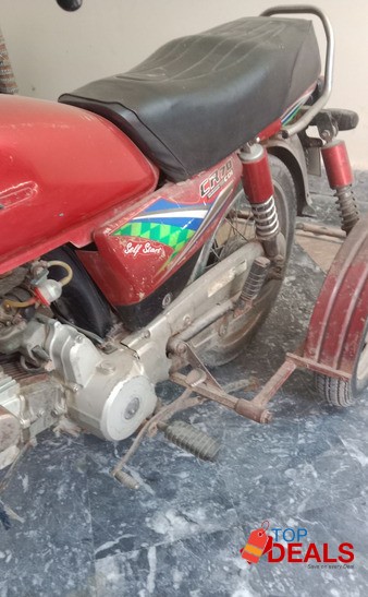 Bike for disabled person 70cc self start image 6