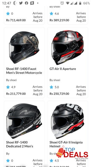 Shoei Helmet RF200 for racing and street safety made in Germany image 7