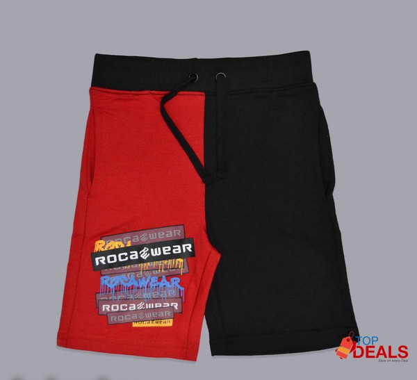 Red &amp; white Shorts for Boys (Pack of 2) image 3