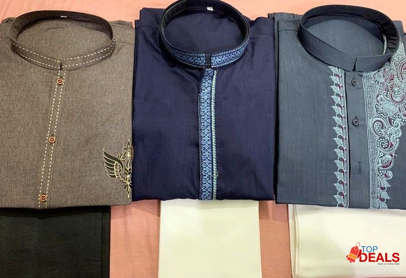 Stitched wash &amp; wear Kurta Pajama(DISCOUNT) image 1