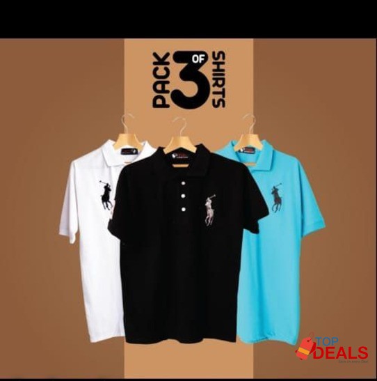 3 packs of t-shirt in new fashionable style image 2