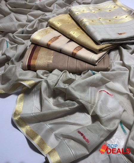 Stuff lawn full banarsi and machine tarkishing chaddar image 1