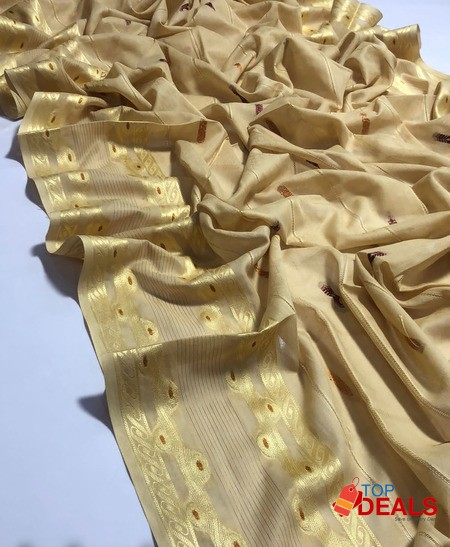 Stuff lawn full banarsi and machine tarkishing chaddar image 5