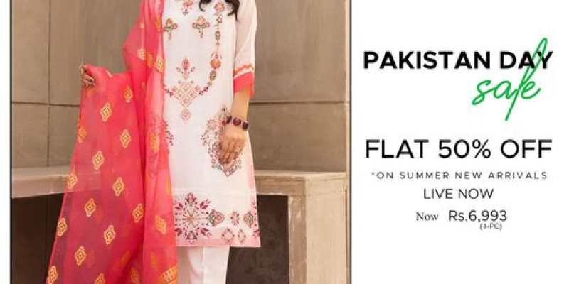 Pakistan Day Sale at Kross Kulture! UP TO 60% off on New Summer Arrival 3 