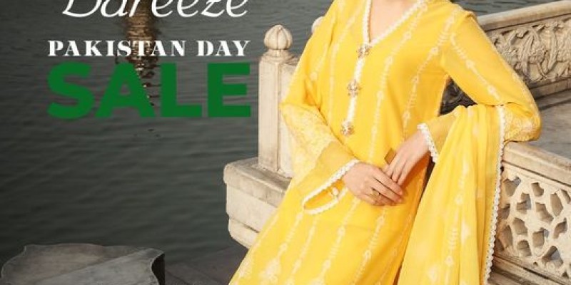 Pakistan Day Sale at Bareeze! Up to 20% off 3 