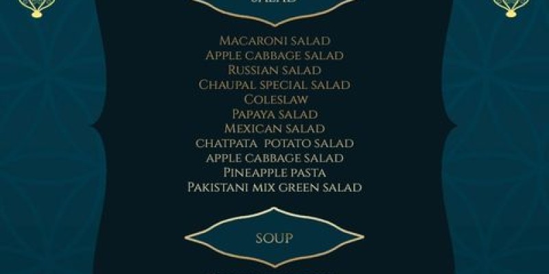 Chaupal Iftaar & Dinner Buffet For Rs.1399/- 3 