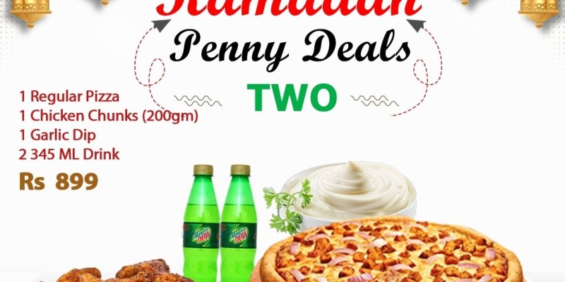 Penny Pizza  Iftar Deal 5! just Rs.1799/- 3 
