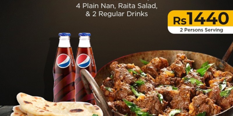 Lavish Dine Restaurant Chicken Karahi Deal For Rs.920/- 3 