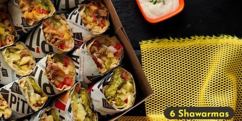 PITA - The Shawarma Revolution! Feast Deal for 6 Rs. 1599/- 3 