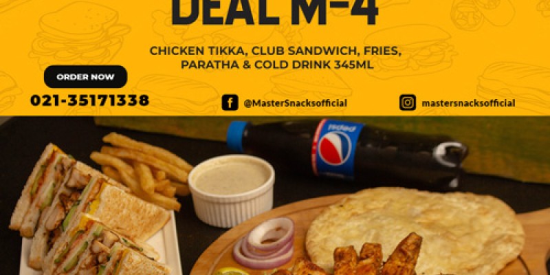 Master Snacks! Deal M-1 For Rs.400/- 3 