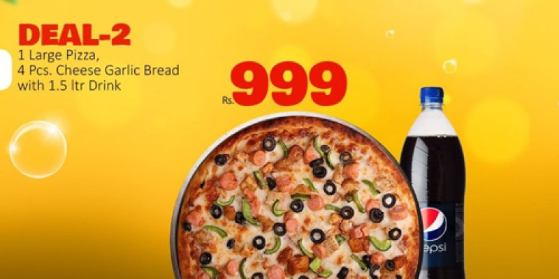 Pizza Crust Summer Deal 1 Rs.699 3 