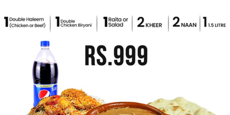 Karachi Haleem  Deal 1 For Rs.499/- 3 