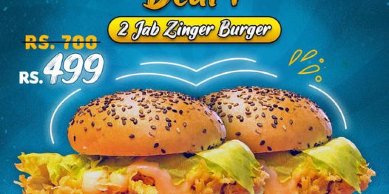 Boxer Burgers Midnight Deal 1 Rs.499/- 3 